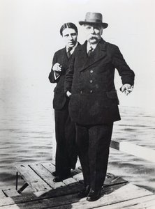 Alfred Cortot (1877-1962) en Gabriel Faure (1845-1924), begin 20e eeuw